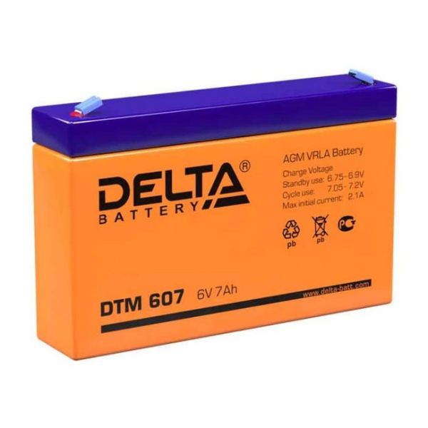 Аккумулятор для ИБП DELTA DTM607 7 Ah