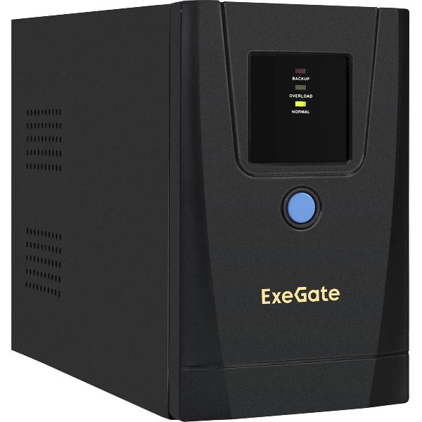 Источник бесперебойного питания Exegate EX292781RUS черный, 1000BA.