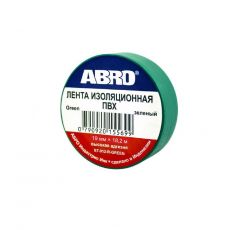 Изолента ABRO ET-912-20-GR-R 18,2 м x 19 мм, зеленый